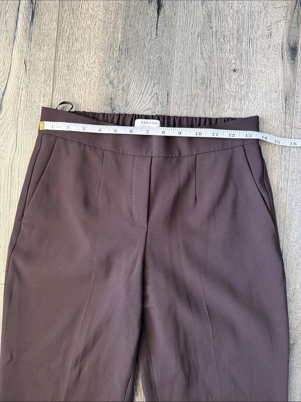 Bardot Chocolate Brown High-Rise Tailored Trousers - Picture 2 of 8